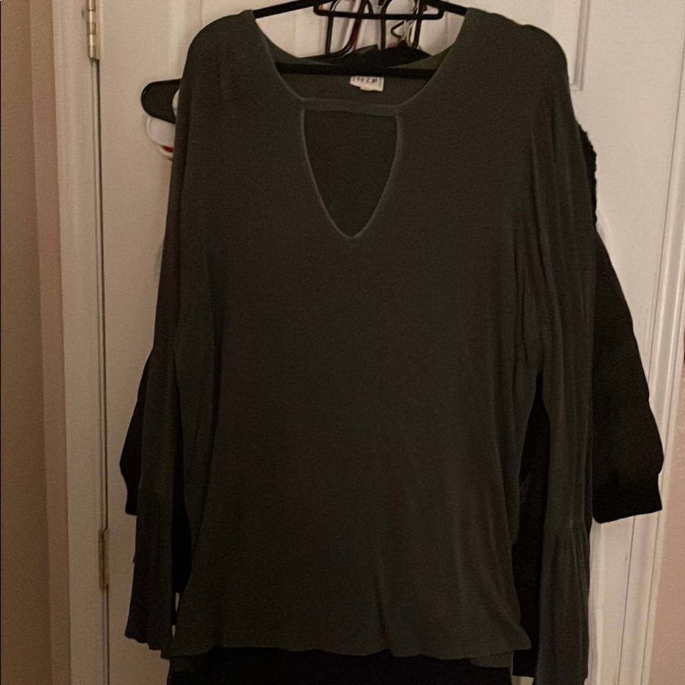Women's Olive Green Top